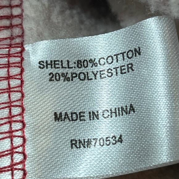 Orvis Men's XL ¼ Zip Signature Long Sleeve Sweatshirt Pullover Lot of 2 Blue/Red - Picture 3 of 7